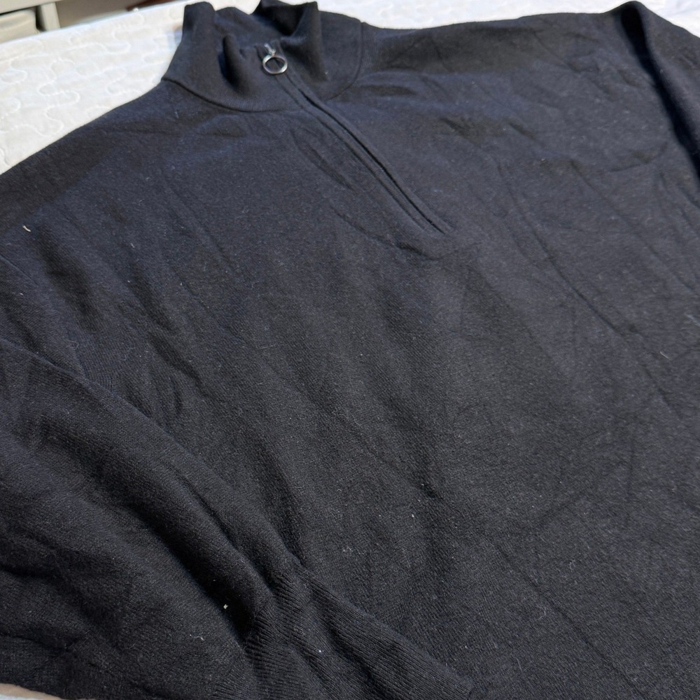 Women 1X Sweater Dress Black Side Slits PLUS BASIC MODEST MINIMALIST COZY FALL